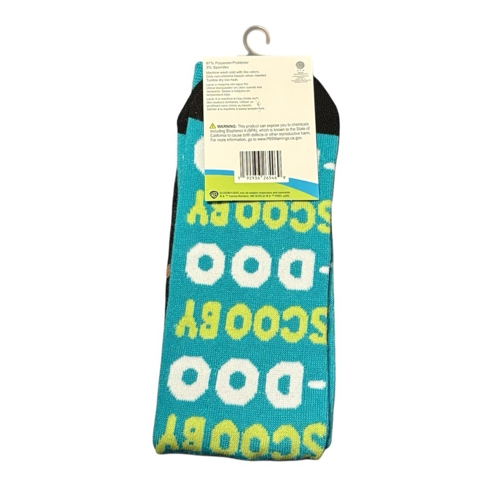 3/$20 Scooby-Doo Crew Socks NWT | Funny Cartoon Dog Lover Gift | Adult 6–12 - Picture 2 of 6